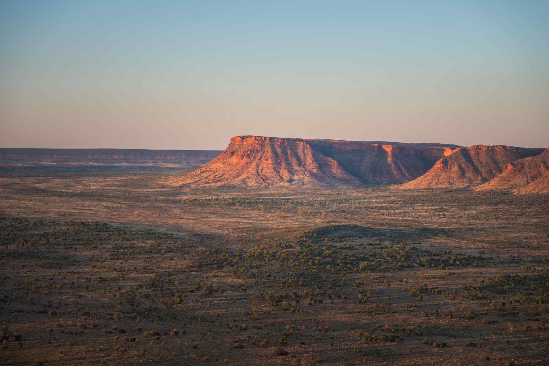 uluru from a distance 
