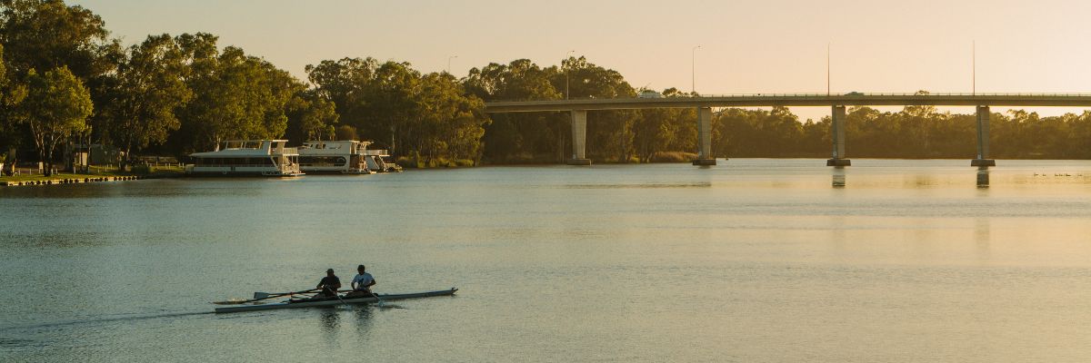 rowing in the murray