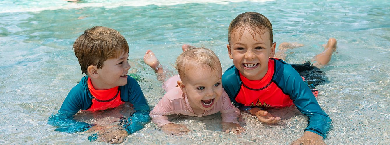 Kids at Discovery Parks - Forster Waterpark