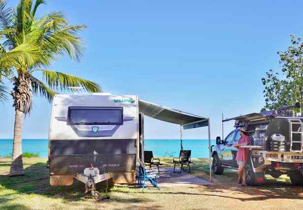 caravan beach