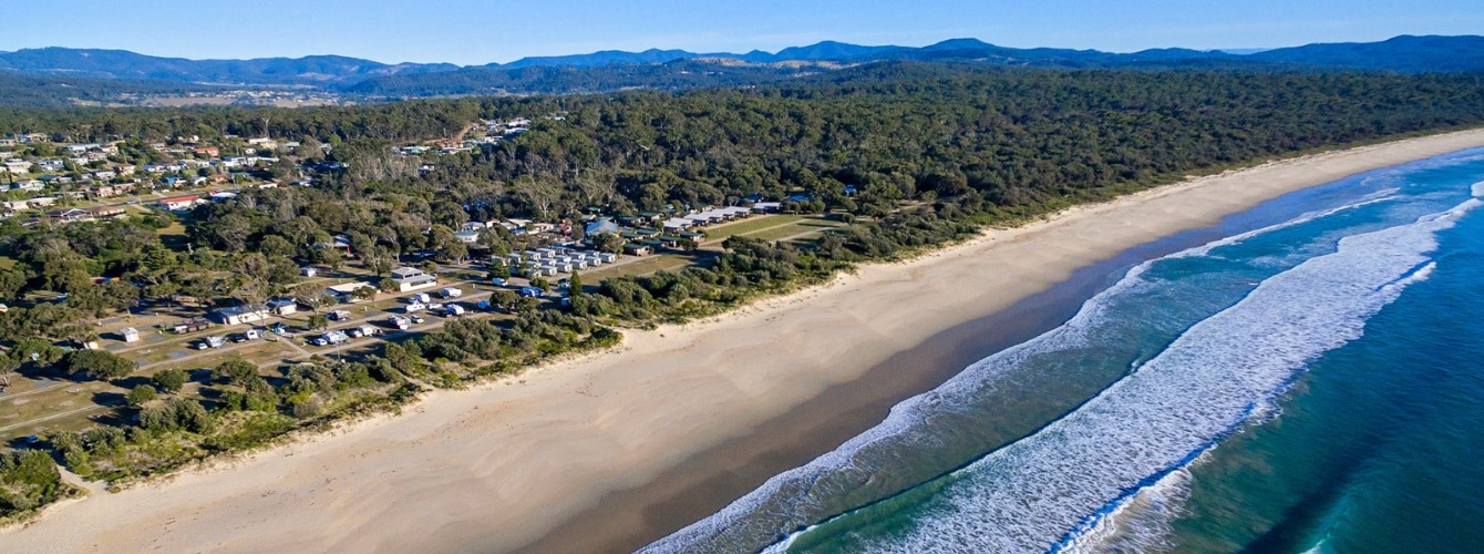 Pambula Beach aerial